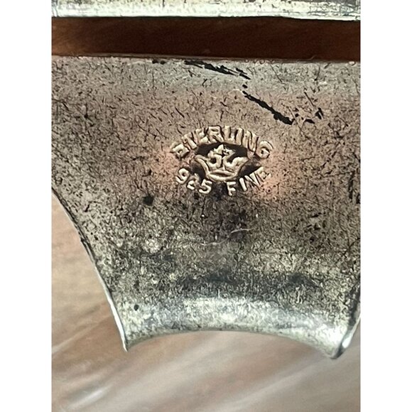 Antique John W. Reddall Sterling Silver Art Nouveau Nurses Sash Belt Buckle